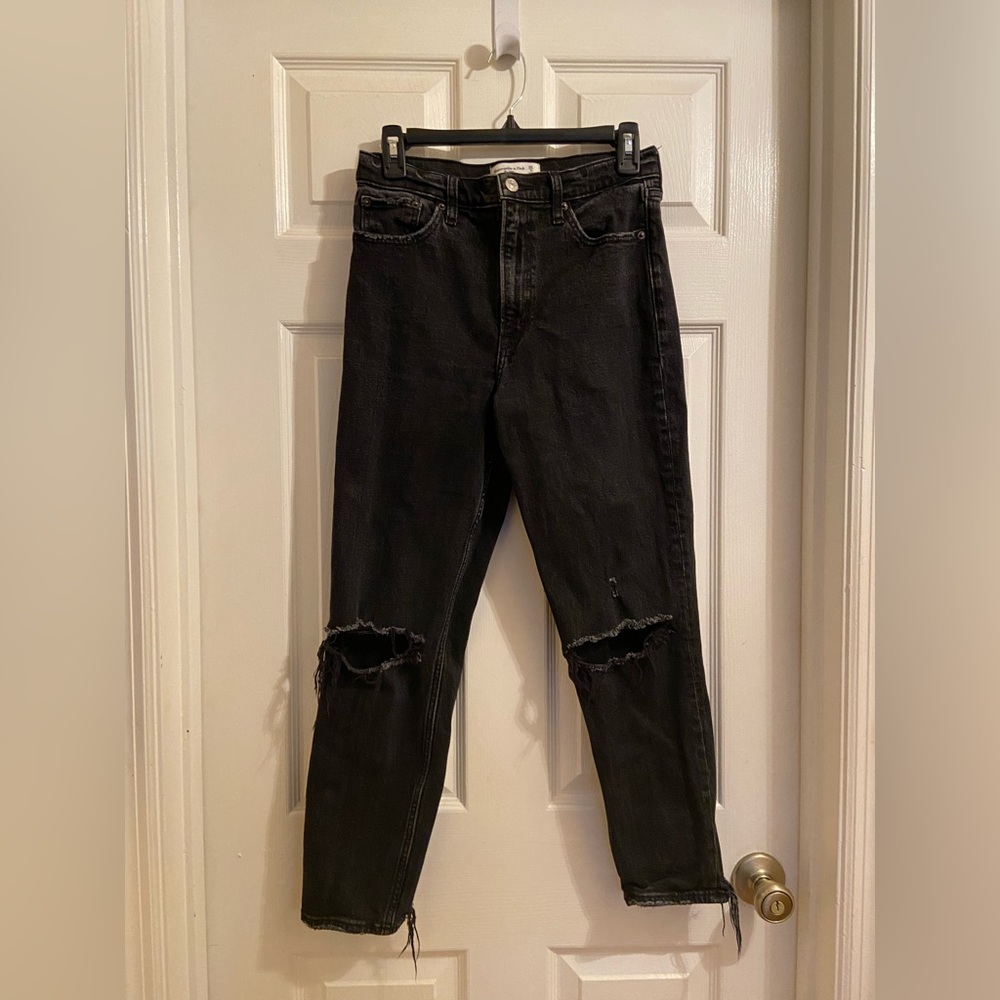 Black Abercrombie and Fitch Jeans